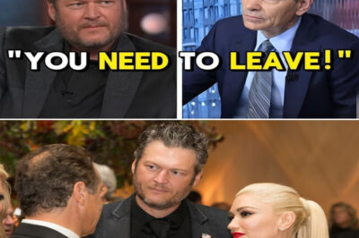 Blake Shelton stunned viewers on Good Morning America when he abruptly walked off the set after a tense, on-air clash with George Stephanopoulos—and the moment is now exploding across social media. What began as a friendly interview turned sour fast, as pointed questions and sharp words flew between the country star and the veteran host. The tension was so thick you could almost feel it through the screen. Then, without warning, Shelton pushed back his chair, stood up, and walked away, leaving cameras rolling and the audience in shock. Gasps filled the studio, Twitter lit up within seconds, and fans are still debating what pushed the singer to his breaking point. It wasn’t just a walk-off—it was a live TV mic drop.