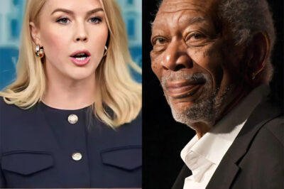 Karoline Leavitt mercilessly lectured Morgan Freeman on the topic of R@CIST and INEQUALITIES on live TV!