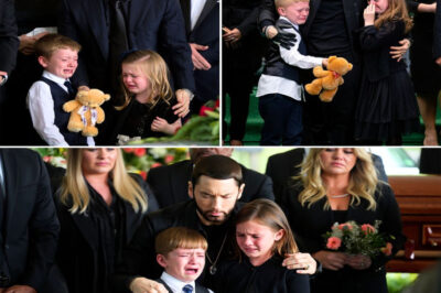 “‘Papa, Where Are You?’ — Amid Kelly Clarkson’s Heartbreak, Eminem’s Heartbreaking and Unexpected Reaction to Her Kids at Brandon Blackstock’s Funeral Leaves Everyone Stunned and Crying!”