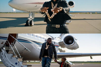 “BREAKING: Rick Ross flaunts wealth by taking his youngest son to school on a private jet — The lavish display causes social media to explode, with fans heavily criticizing him for showing off when many people are struggling to make ends meet.”