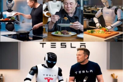 ELON MUSK AND THE HUMANOID CHEF: HAS THE KITCHEN REVOLUTION ALREADY BEGUN? — THE FIRST AI-COOKED MEAL LEAVES THE WORLD STUNNED