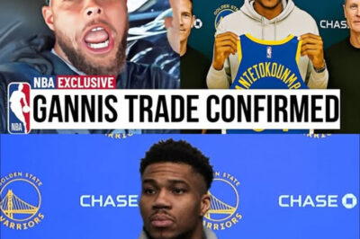 Steph Curry Officially Announces Giannis Antetokounmpo’s Trade To The Warriors .