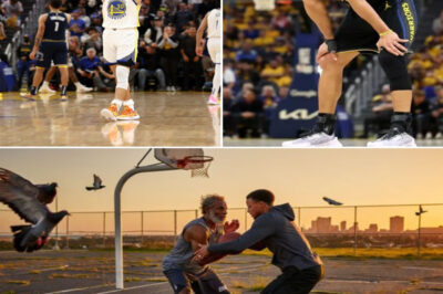 Off the Court – During his quiet disappearance from the spotlight, Curry was unexpectedly spotted playing a 1-on-1 game at an empty court with a former NBA star who had once fallen into depression and bankruptcy. It was a chance encounter… but it became therapy for them both. They didn’t just trade shots—they shared scars, losses, and the reasons why basketball had once saved them. Through the other man’s story, Curry saw his own reflection—and realized there was still a way back, still a game left to play.