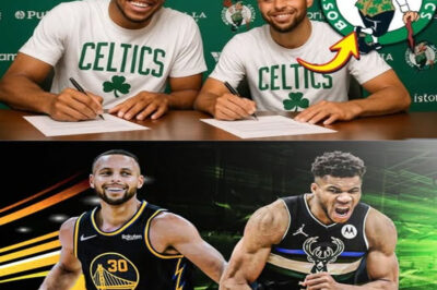 NBA BOMBSHELL: Leaked Texts Reveal Giannis & Steph Already in Talks with Boston — Tatum Reportedly Said “We’re Unstoppable Now”!