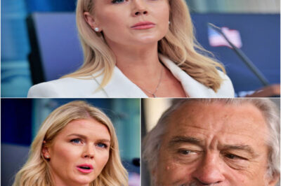 JUST IN: Karoline Leavitt UNLOADS on Robert De Niro During LIVE TV Appearance — And Instantly Regrets It inn Front of Millions