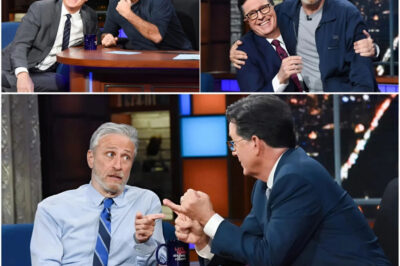 “Late-Night TV in Chaos: Jon Stewart Vows ‘I Won’t Be Silenced’ as Industry Shakeup Claims Colbert – What’s Really Happening Behind the Scenes?” “‘I’m not going to be silent,’ Jon Stewart BREAKS SILENCE on ‘Daily Show’ cancellation rumors after Colbert’s firing — ‘It’s bigger than you think.