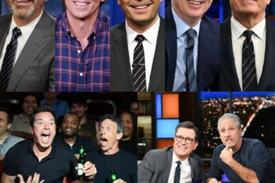 rr ‘WAY TO GO GUYS! WE NEED YOU NOW MORE THAN EVER!!’ — JIMMY FALLON AND OTHER TOP COMEDIANS SET TO HIT ‘THE LATE SHOW’ TO RALLY AROUND CANCELLED STEPHEN COLBERT!