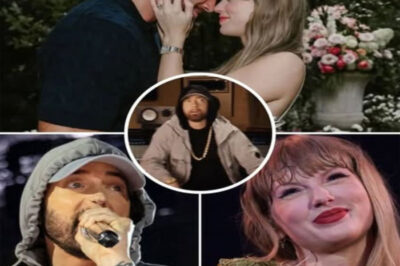 “TAYLOR SWIFT STUNS FANS: Eminem Secretly Sent Her a Song Just Hours After Her Engagement to Travis Kelce — And She’s Making It a Wedding Anthem!”