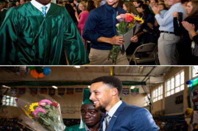8 Years After Meeting a Teen in Worn-Out Sneakers, Steph Curry Surprises Him at Graduation – Emotional Hug Melts the Internet