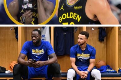 “Draymond Green Couldn’t Hold Back Tears After Stephen Curry’s Heart-Shattering Words on Live TV — Fans Say It’s the Most Emotional Moment in Warriors History”