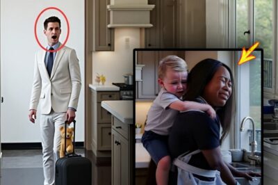 The millionaire returns home and is shocked to find his new black maid and only son in the kitchen..