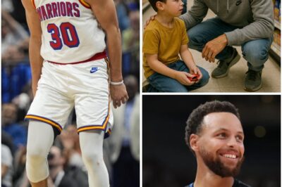 Shoppers at a Bay Area Supermarket Were Stunned When They Realized the Man Kneeling Beside a Crying Lost Boy Was None Other Than NBA Superstar Stephen Curry. Witnesses Say the Golden State Warriors Star Gently Calmed the Child, Holding His Hand and Reassuring Him Until Staff Could Locate His Family. But the Most Emotional Moment Came Minutes Later, When the Boy’s Mother Arrived and Broke Down in Tears — Confessing Something to Curry That Left Onlookers Speechless and Sparked a Wave of Curiosity About What She Revealed in That Aisle
