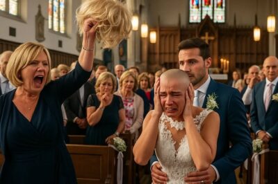 During the wedding, my mother-in-law came up to me and ripped off my wig, showing all the guests my bald head – but then something unexpected happened.