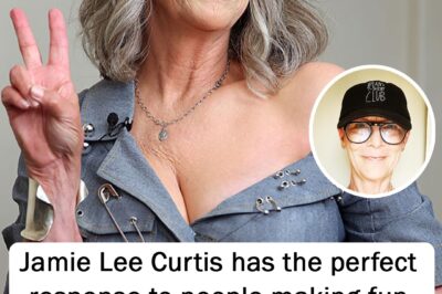 How Jamie Lee Curtis humorously responded to comments about her cleavage