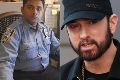 Eminem offered to become the godfather to three children—one of them yet to be born—after police officer Didarul Islam sacrificed his life to protect others during the mass shooting in Midtown Manhattan. Visiting the young pregnant widow and her two little boys—still too innocent to grasp what had happened to their father—the legendary rapper couldn’t hold back his tears.