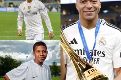 BREAKING: Kylian Mbappé has silenced the Real Madrid dressing room by revealing a special message of encouragement from Cristiano Ronaldo. He says he kept it a secret for weeks, waiting for the right moment. No words needed — just one line from the legend was enough to fire up the French superstar as he enters his second season with the desire to continue his legacy at the Bernabéu…