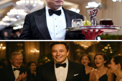 Elon Musk in a Tuxedo Mistaken for the Waiter—His Response Wins Applause