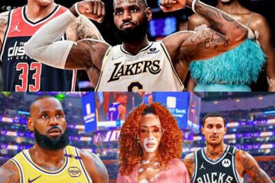 LeBron James reunites with Kyle Kuzma in Winnie Harlow photos