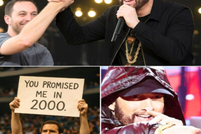 “A 25-YEAR PROMISE FULFILLED” — Eminem STOPS ON DETROIT STAGE TO HONOR A BOY FROM 2000, AND THE ENTIRE INTERNET EMERGES IN TEARS!
