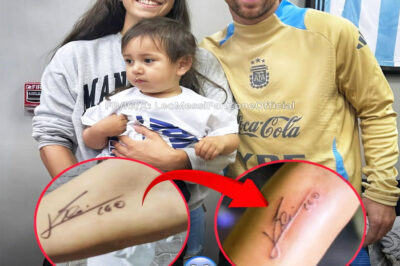 A fan girl met Lionel Messi during Argentina’s training session. Messi kindly gave her an autograph and posed for pictures! Later, the fan took her love to another level; she tattooed Messi’s autograph on her hand so it could never fade away! Moments like this truly show the unbelievable passion and devotion fans have for the greatest of all time Messi!