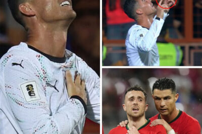 Ronaldo’s Heavenly Tribute: A Brace and a Heartfelt Dedication to Diogo Jota Light Up Portugal’s World Cup Qualifier