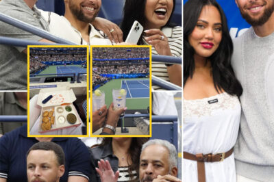 Stephen Curry kept his look simple yet was instantly recognized as he attended the US Open final with wife Ayesha and father Dell. Fans offered him free drinks and snacks, but it was the way Stephen responded that brought him closer to the crowd than ever — no NBA superstar aura, just fellow tennis lovers sharing the thrill of every dramatic moment together!