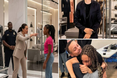 Fashion Store Manager Tries to Bully a Black Girl by Refusing to Let Her Try on a Dress Because She Assumes She Can’t Afford It – But When Her Father Stephen Curry Walks In and Calmly Confronts the Manager in Front of Shocked Shoppers, the Humiliation Is Instant and the Store Is Forced to Regret It
