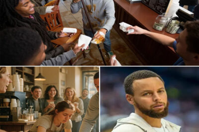 Steph Curry’s Café Chaos! NBA Icon TRIPS, Spills Coffee Everywhere in Front of Packed Line — But What He Did Next Shocked Everyone, Turning Embarrassment Into Laughter, Kindness… and a Viral Tip That Left San Francisco Talking!