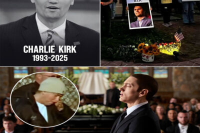 The world was already reeling from the shocking assassination of Charlie Kirk, but Eminem’s unexpected revelation has left fans speechless. Known for his guarded private life and fierce lyrics, the rap legend has now shared his heartbreak — and a chilling detail: the very last words Charlie Kirk spoke to him, just one day before his death. Words that, in hindsight, sound more like a warning than casual conversation.
