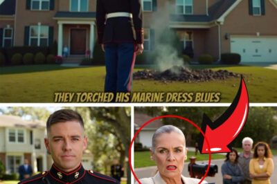 HOA DESTROYS Marine Uniform—Didn’t Expect the Military to Strike Back! – They torched his Marine dress blues—the uniform that symbolized his sacrifice, his brothers-in-arms, and his unwavering service to the country. Margaret Hensley, the Iron Fister HOA president, thought she could dismiss it as a minor violation of neighborhood standards. She assumed that the Marines would never notice, or that no consequences would follow. She had no idea how wrong she was.