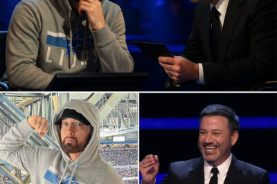Detroit was left buzzing when full-time granddad and rapper Eminem dropped images teasing fans that they’ll soon see him back on the screen — this time on the most iconic game show of all time, Who Wants to Be a Millionaire? But the real twist came from Jimmy Kimmel, who joked in comment about the very question that forced Eminem to bow out and walk away. Shockingly enough, it was about something everyone assumed he would ace without breaking a sweat.