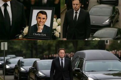 WARM NEWS: At the moment of farewell to the character Charlie Kirk, billionaire Elon Musk moved everyone when he announced that he would mobilize a fleet of luxury TESLA cars to escort the last journey, as a tribute and respect for the deceased. This touching image immediately went viral, making the community emotional and discussing humanity in the midst of the storm.