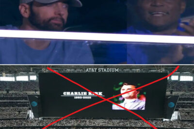 Detroit shook with star power when two hometown legends—Eminem and Barry Sanders—showed up at the Lions vs. Bears game, sending the crowd into a frenzy. The stadium roared as the rap icon and the Hall of Fame running back took their places, turning an ordinary matchup into a night fans will never forget. But the buzz wasn’t just about the game or the legends in the stands—it was about the silence. The Lions refused to pay tribute to Charlie Kirk, a move that stirred tension and sparked heated debate among fans.