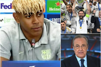 10 minutes ago Lamine Yamal caused a stir by declaring Real Madrid “the most hated club in the world,” accusing them of manipulating every match and bribing referees. This incident shook the football world. Real Madrid president Florentino Pérez responded with nine powerful words that shocked everyone and forced Bruno to publicly apologize.