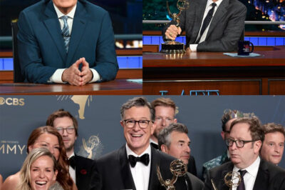 The audience at the Emmys froze mid-laughter when Stephen Colbert, usually known for his sharp wit, paused and dropped a revelation that stunned everyone in the room.