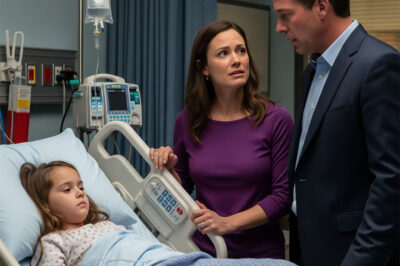 My 10-year-old daughter suddenly collapsed. At the hospital, a nurse, panicked and breathless, urged me to call my husband right away. They feared she had been poisoned. When he arrived, our daughter—ashen and barely able to speak—whispered, “Dad’s friend… the woman… she always gave me candy.” I saw the color drain from his face. Then the doctor stepped forward, and his next words about what they had discovered inside her silenced the entire room.