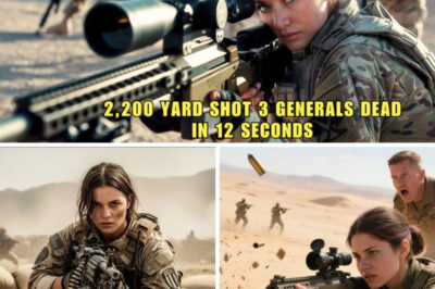The SEAL Commander Said ‘No One Can Make That Shot’ — Then She Shot 3 Enemy Generals in the Head Dust hung in the air like smoke as the recon team lay belly-down on the ridge. The desert wind screamed across the canyon, shredding sound, bending light — and warping every shot the United States Navy SEALs had tried to take that day. Through his scope, Commander Blake Thompson cursed under his breath. “Two thousand two hundred yards. Crosswinds at twenty knots. No one can make that shot.” Beside him, Staff Sergeant Nicole Hayes didn’t answer. To the SEALs, she was just Army support — a quiet observer brought along to log coordinates and watch their six. Not a threat. Not a hero. Certainly not the centerpiece of a mission about to shift the war. Nicole adjusted her scope, eyes flat and unblinking, watching the three enemy generals laugh inside their fortified compound far below. They thought they were untouchable. Her fingers danced across the rifle — calculating wind drift, bullet drop, air density… and the faint curve of the Earth itself. Then she exhaled. One shot. Two. Three…
