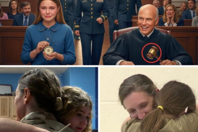 A Judge Mocked a Girl for Saying Her Mom Was a SEAL — Then Froze When She Walked In With the Unit The courtroom buzzed with low whispers, the air heavy with judgment. In the center stood a girl no older than ten, clutching the edge of the witness stand, her voice trembling but clear. “My mom… was a United States Navy SEALs,” she said. Laughter rippled through the room. Lawyers snickered. Reporters smirked. And from the bench, Judge Warren Hayes arched a brow, his lips curling. “A Navy SEAL?” he said dryly. “Child, this is a court of law — not story hour.” The girl’s hands tightened into fists. No one believed her. No one ever had. Then the double doors at the back of the courtroom slammed open. Boots struck the marble floor in perfect rhythm as a line of operators marched in, uniforms pressed, eyes cold and sharp as glass. At their center walked a woman — calm, steady, and unmistakably in command. The laughter died mid-breath. The judge’s gavel slipped from his hand. Because in that instant, everyone realized the little girl hadn’t been lying. She’d just summoned the deadliest proof in the room.