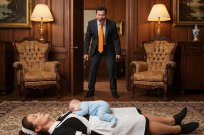 The maid Slept on the Floor With the Baby — The Billionaire Saw It… And Then What Happened?