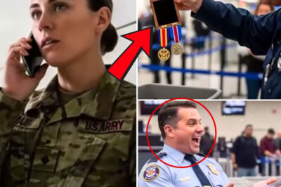 TSA Agent Threw Away SEAL Woman Medals – 15 Minutes Later, 100 Commanders Shut Down The Airport Early in the morning at Logan Airport, the cold fluorescent lights shone down on a crowd of weary travelers. People shuffled like a slow-moving river, tired and impatient. A TSA agent named Miller stood at the security checkpoint, his uniform polished, his ego even more so. He snapped at the woman in front of the scanner: “Ma’am, I don’t have time for your little box of souvenirs. Either put the trinkets in the bin with your other junk, or explain to the airline why you missed your flight.” His voice, rigid with cheap authority, echoed in the sterile checkpoint. A few travelers chuckled nervously, the kind of laughter that sides with a bully to avoid becoming the target. But the woman before him showed no reaction. Her face remained calm, her hands steady as she methodically placed her laptop and shoes into the gray bin. She was unremarkable: medium height, hair tied back, wearing a plain gray hoodie and worn jeans. She could have been anyone—a student, a tourist, a daughter flying home. But a retired Marine colonel, standing three rows back, noticed a subtle shift in her posture—weight perfectly balanced on the balls of her feet. He felt a sudden chill. He knew that stance. It was the calm before a storm.