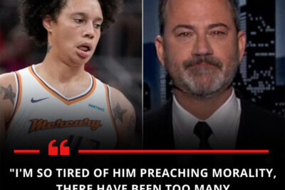 BREAKING NEWS: The wave of controversy surrounding Jimmy Kimmel after his inappropriate comments about those commemorating Charlie Kirk has not yet subsided, but recently, Brittney Griner has made public opinion even more agitated. In an interview, she bluntly criticized Kimmel: “He has crossed the line. With such offensive words, Jimmy Kimmel should leave America. We don’t need a fake ‘bad boy’ on television.”