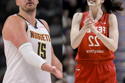 SHOCKING: Caitlin Clark was completely SPEECHLESS after Nikola Jokic praised her in the most unexpected way. The MVP rarely speaks, but when he did, Clark froze. His words hit home, and the entire room fell silent. Fans consider it a career-defining moment.