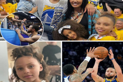 Meet Steph and Ayesha Curry’s 4 Children, Who Love Cheering on Their Dad at Games. In yesterday’s match, while Stephen Curry was having a fierce battle on the court, the audience in the stands cheered for the NBA “GOAT”, but there was a special row of seats that was equally excited. That was the row reserved for Curry’s family, where the “screaming” cheers of Stephen Curry’s children and wife took place. Riley Curry’s “crazy” action made the whole court explode, Stephen Curry was given more mental strength, causing him to end the game with a 3-point shot that satisfied the fans.