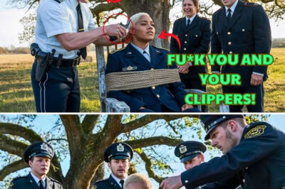 “Cops Shave Black General Woman’s Hair, Unaware She Is a Highly Decorated U.S. Military General.” The street was quiet that night, wrapped in the kind of uneasy stillness that only small towns seem to know. Streetlamps glowed amber against the dark, their light stretching into long shadows across the cracked pavement. The summer breeze whispered through the oak trees that lined the sidewalks, their leaves rattling like faint warning signs of something yet unseen. She walked alone. Tall. Commanding. Every step steady, measured. She wore no uniform, only a plain dark-green T-shirt and fitted pants. Yet there was something in her carriage, in the lift of her chin, in the strength written into her posture, that marked her as someone extraordinary. Her skin, dark and bronze beneath the glow, caught the light with quiet defiance. Her hair, pulled tightly into a bun, framed her face like a crown. To the passerby, she was only another woman walking home. To herself, she was a soldier learning once more how to breathe in civilian streets. Years of war—deserts, jungles, blood, fire, and funerals—lived behind her eyes. Tonight, she sought nothing more than peace. But peace did not find her….