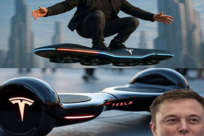 BREAKING: Tesla’s First Flying Hoverboard Finally Revealed — Elon Musk Shows What’s Inside!