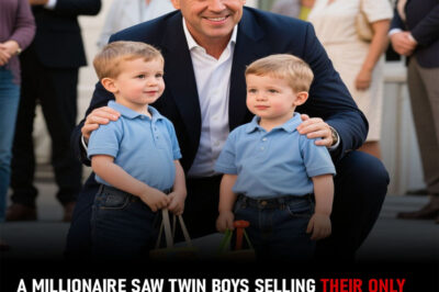 A Millionaire Saw Twin Boys Selling Their Only Toy—He Had No Idea His Kindness Would Change Their Lives Forever