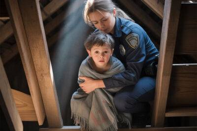Her Little Brother Pointed to the Ceiling and Whispered, “She’s Up There.” The Three Words That Saved His Sister’s Life.