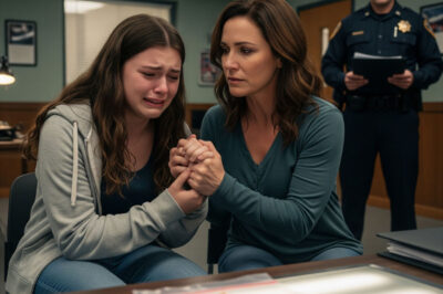 My mother secretly slipped a gold necklace into my 15-year-old daughter’s bag, leading to her arrest for shoplifting. My father backed it up with a false statement, swearing he saw her steal. I found my daughter sobbing in the police station. I didn’t raise my voice—I chose another way. Three days later, my mother was left utterly speechless…