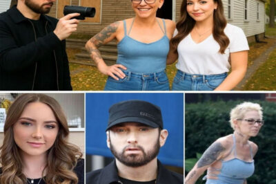 Eminem Returns to Detroit’s 8 Mile With Kim and Hailie in a Viral 5-Minute Video: “We Survived. It’s a Miracle” — A Hidden Truth Buried for 30 Years Inside His Childhood Home Finally Comes to Light, Leaving Kim in Tears, Hailie Shaken, and the Entire World Speechless!The cracked walls, the broken floorboards, the silence of a house that once held nothing but pain — and then, Eminem stepped back inside with Kim and Hailie at his side. Cameras rolled as the rap legend paused in front of a single haunting object, whispering: “It’s time.” What followed wasn’t just a walk down memory lane but the unraveling of a secret buried for three decades. Kim’s tears flowed as old scars were ripped open, Hailie clutched her father’s arm in disbelief, and fans across the globe sat frozen as the truth finally spilled out. This wasn’t just Eminem confronting his past — it was survival laid bare, a miracle no one thought possible, and a revelation that could change how the world remembers 8 Mile forever.