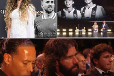 Diogo Jota’s Brave Widow Steals the Spotlight in Tear-Jerking Tribute AT THE BALLON D’OR.